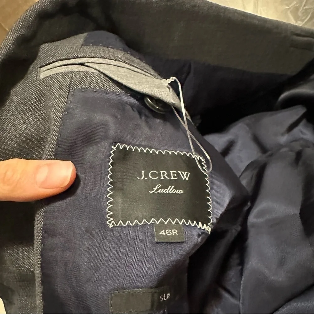 NWOT j crew Ludlow Slim-fit suit jacket in Italian stretch worsted wool blend